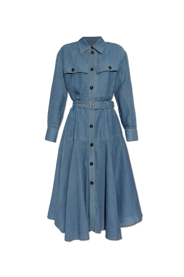 ワンピース BOTTEGA VENETA DRESS (791315V40F0 9204) Bottega Veneta Dress with pleats | Women's Clothing | Vitkac